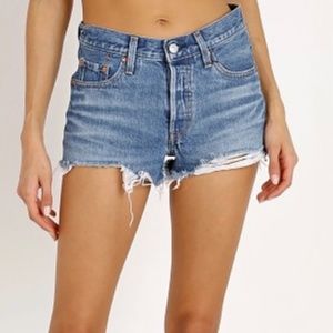 UO Levi's 501 denim shorts
